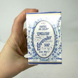 Crabtree & Evelyn English Lavender Soap New Unused 3.5 oz Bar Vintage